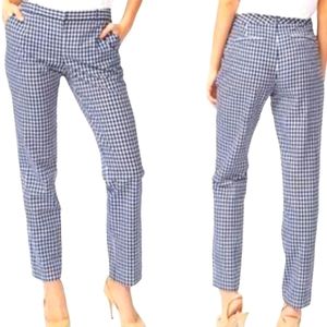 Tommy Hilfiger Blue / White Gingham Print Pants